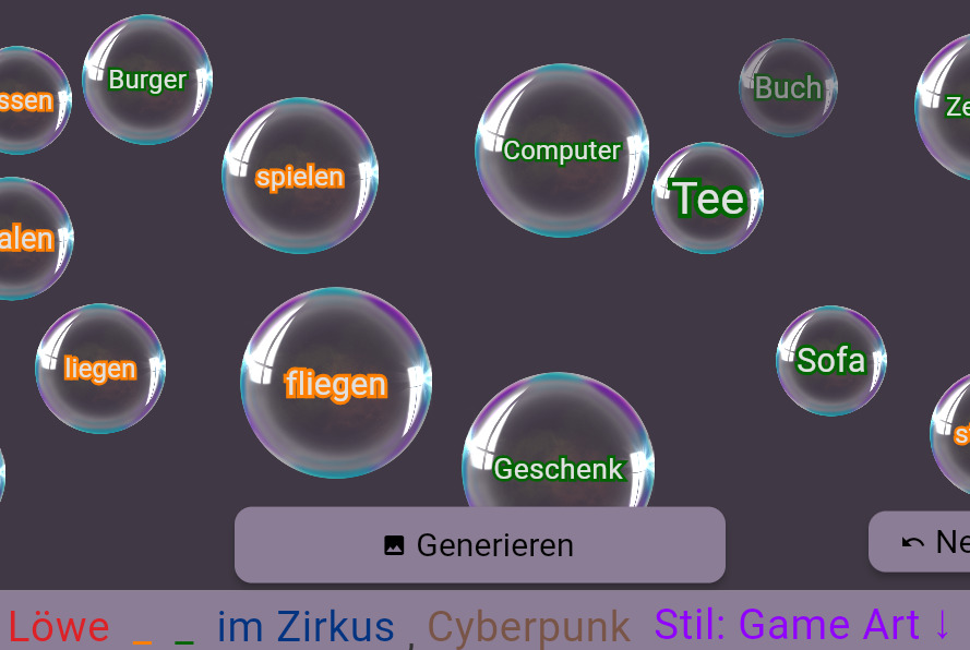 KI-Bildgenerator Screenshot