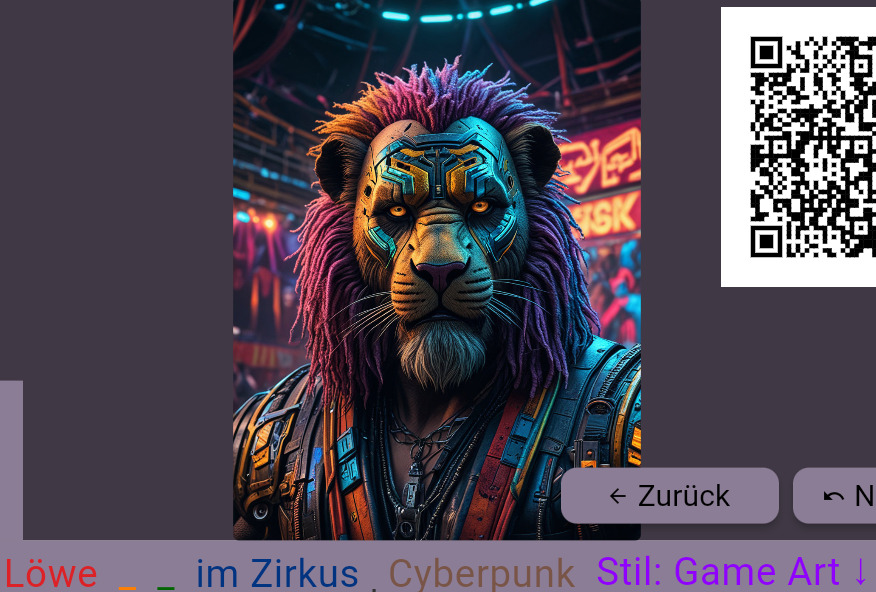 KI-Bildgenerator Screenshot